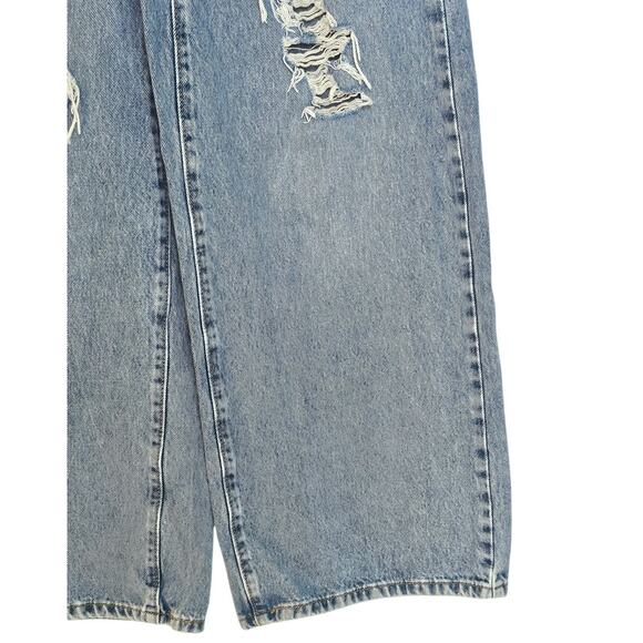 Levi's Sky Blue Wide Leg Jeans - Picture 6 of 9